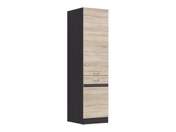 Кухонный шкаф высокий 50 см Junona Line BRW Black Red White D2D/50/195 венге / дуб сонома фото - Купить Навесные кухонные шкафы BLACK RED WHITE в эпицентре мебели GerborDesign.com.ua