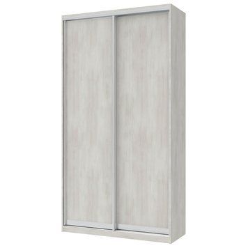 Шкаф-купе Сити Лайт Doros (Дорос) 2 ДСП 120х60х225 см белое дерево фото - Купить Шкафы-купе DOROS | ДОРОС в эпицентре мебели GerborDesign.com.ua