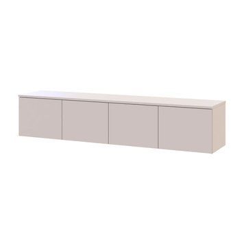 Тумба под телевизор Левия Doros (Дорос) 4Д 160х35х33 см кашемир фото - Купить Тумбы ТВ DOROS | ДОРОС в эпицентре мебели GerborDesign.com.ua