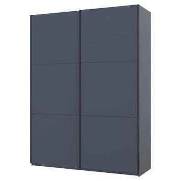 Шафа-купе G-Кайзер Doros (Дорос) 2 ДСП 180х60х240 графіт фото - Купити Шафи-купе DOROS | ДОРОС в епіцентрі меблів GerborDesign.com.ua