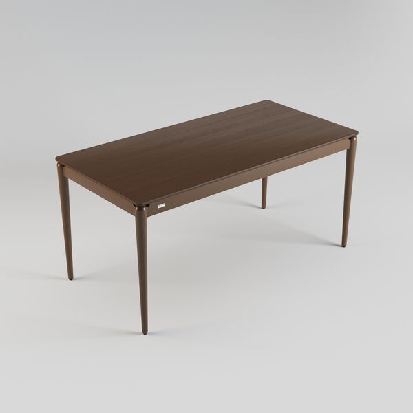 Раскладной стол LOVKO Eclipse 160+60 x 80 темный орех  фото - Купить Столы LOVKO в эпицентре мебели GerborDesign.com.ua, Киев, Днепр, Львов, Луцк, Хмельницкий