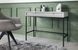 Стіл туалетний Perfect Home Нова / Nova з 2 шухлядами та чорними ніжками T104 сірий фото 1 - меблі Туалетні столики PERFECT HOME