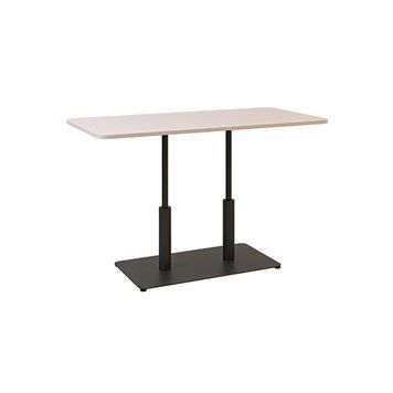 Стол LOVKO Ibiza LOVKO Soft LOVKO Double light 120x70 черный металл/кашемир ДСП  фото - Купить Столы LOVKO в эпицентре мебели GerborDesign.com.ua