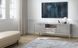 Тумба под телевизор Perfect Home Нова / Nova 2-дверная с 1 ящиком и золотыми ножками RTV154 серый фото 1 - мебель Тумбы ТВ PERFECT HOME
