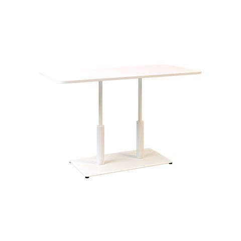 Стіл LOVKO Ibiza LOVKO Soft LOVKO Double light 120x70 білий метал / білий ДСП (текстура)  фото - Купити Столи LOVKO в епіцентрі меблів GerborDesign.com.ua, Київ, Дніпро, Львів, Луцьк, Хмельницький