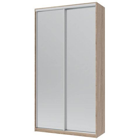 Шафа-купе Сіті Лайт Doros (Дорос) 2 Дзеркала 120х60х225 см дуб сонома фото - Купити Шафи-купе DOROS | ДОРОС в епіцентрі меблів GerborDesign.com.ua, Київ, Дніпро, Львів, Луцьк, Хмельницький