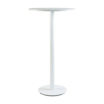 Стіл LOVKO Soul light bar d-60 білий метал / білий ДСП (текстура)  фото - Купити Столи LOVKO в епіцентрі меблів GerborDesign.com.ua