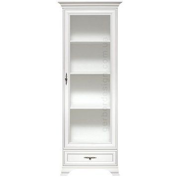 Витрина Кентуки БРВ (ВМК) Kentuki BRW REG1W1S белый альпийский фото - Купить Витрины БРВ | ВМК-Украина в эпицентре мебели GerborDesign.com.ua