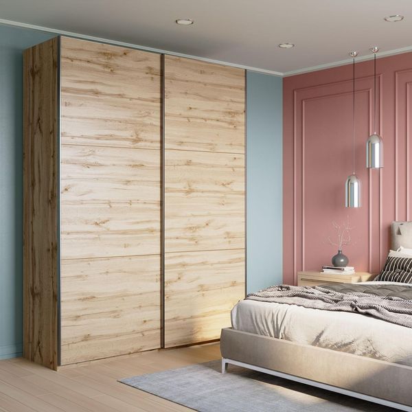 Шкаф-купе G-Кайзер Doros (Дорос) 2 ДСП 180х60х240 дуб эвок фото - Купить Шкафы-купе DOROS | ДОРОС в эпицентре мебели GerborDesign.com.ua, Киев, Днепр, Львов, Луцк, Хмельницкий