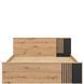 Ліжко з шухлядою Vabres BRW LOZ/160-SZU Black Red White, дуб артізан / чорни S620-LOZ/160-DASN/DASN/CA-S620-SZU-DASN фото 3