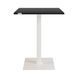 Стол LOVKO Tetra light 60х60 белый металл / черное ДСП (текстура)  фото 2 - мебель Столы LOVKO