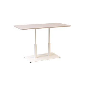 Стол LOVKO Ibiza LOVKO Soft LOVKO Double light 120x70 белый металл/кашемир ДСП  фото - Купить Столы LOVKO в эпицентре мебели GerborDesign.com.ua