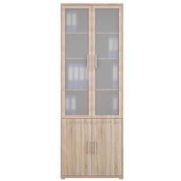 Витрина Офис Лайн Гербор REG2W2D/79/220 Office Line Gerbor дуб сонома фото - Купить Витрины ГЕРБОР | GERBOR в эпицентре мебели GerborDesign.com.ua