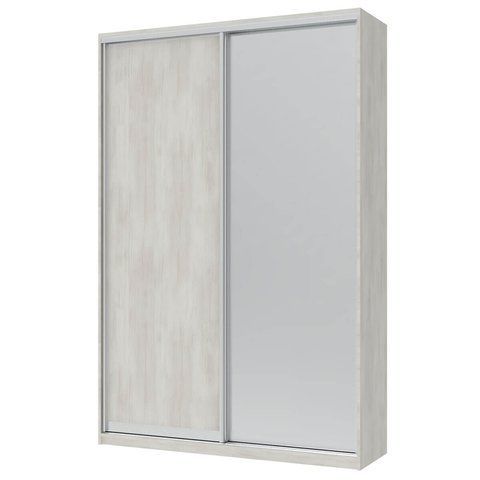 Шафа-купе Сіті Лайт Doros (Дорос) 1 ДСП / 1 Дзеркало 150х45х225 см біле дерево фото - Купити Шафи-купе DOROS | ДОРОС в епіцентрі меблів GerborDesign.com.ua, Київ, Дніпро, Львів, Луцьк, Хмельницький