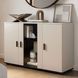Комод SOHO Cama Meble S7 кашемір / чорний в інтер'єрі