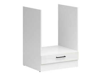 Кухонная тумба для духовки 60 см Junona Line BRW Black Red White DPK/60/82 белый меловой глянец фото - Купить Нижние кухонные шкафы BLACK RED WHITE в эпицентре мебели GerborDesign.com.ua