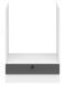 Кухонная тумба для духовки 60 см Junona Line BRW Black Red White DPK/60/82 белый / графит фото 2 - мебель Нижние кухонные шкафы BLACK RED WHITE, Киев, Днепр, Львов, Луцк, Хмельницкий