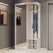 Передпокій City One Door Doros Білий 1 дзеркало 110х45х210 [44900058] в інтерєрі