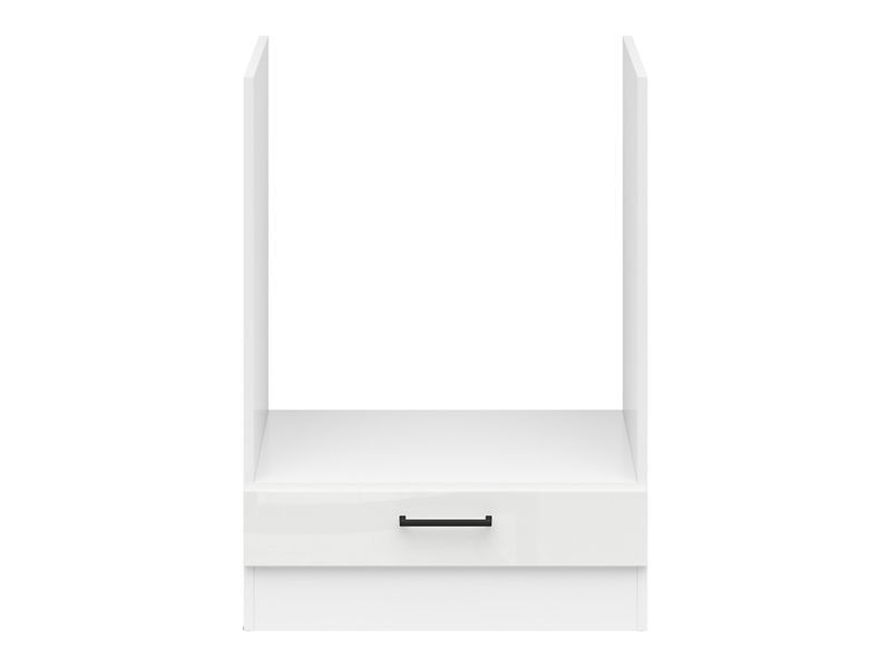 Кухонная тумба для духовки 60 см Junona Line BRW Black Red White DPK/60/82 белый меловой глянец фото - Купить Нижние кухонные шкафы BLACK RED WHITE в эпицентре мебели GerborDesign.com.ua, Киев, Днепр, Львов, Луцк, Хмельницкий