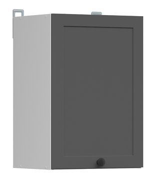 Кухонный шкаф навесной 40 см Junona Line BRW Black Red White G1D/40/57 белый / графит фото - Купить Навесные кухонные шкафы BLACK RED WHITE в эпицентре мебели GerborDesign.com.ua