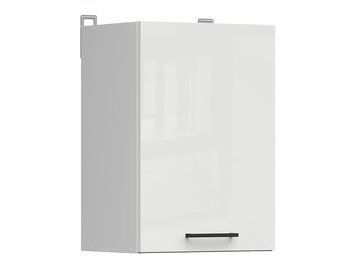 Кухонный шкаф навесной 40 см Junona Line BRW Black Red White G1D/40/57 белый меловой глянец фото - Купить Навесные кухонные шкафы BLACK RED WHITE в эпицентре мебели GerborDesign.com.ua