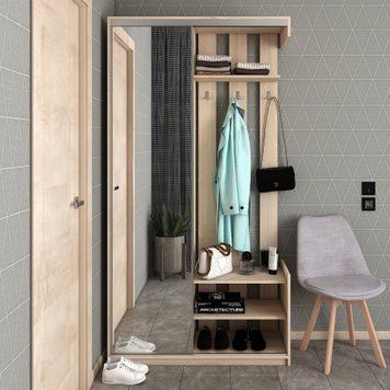 Передпокій City One Door Doros (Дорос) 110х45х210, дуб сонома 44900083