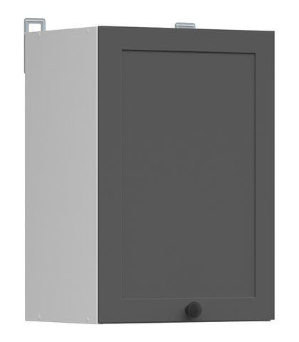 Кухонный шкаф навесной 40 см Junona Line BRW Black Red White G1D/40/57 белый / графит фото - Купить Навесные кухонные шкафы BLACK RED WHITE в эпицентре мебели GerborDesign.com.ua, Киев, Днепр, Львов, Луцк, Хмельницкий