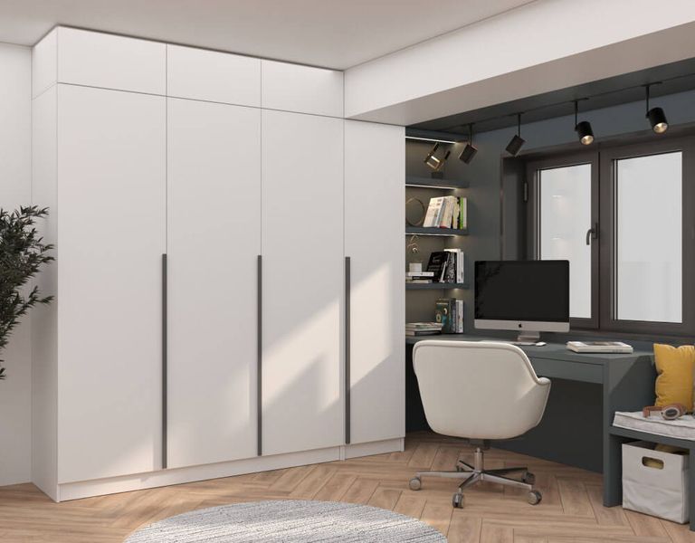 Антресоль Urban / Урбан LUXE STUDIO 3-дверна  фото - Купити Шафи LUXE STUDIO в епіцентрі меблів GerborDesign.com.ua, Київ, Дніпро, Львів, Луцьк, Хмельницький
