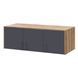 Шафа розпашна для одягу Ронді Doros (Дорос) з антресоллю 3 ДСП 121х52х236 см дуб артизан / графіт фото 7 - меблі Шафи DOROS | ДОРОС