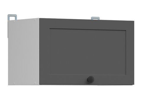 Кухонный шкаф навесной 60 см Junona Line BRW Black Red White GO/50/30 белый / графит фото - Купить Навесные кухонные шкафы BLACK RED WHITE в эпицентре мебели GerborDesign.com.ua, Киев, Днепр, Львов, Луцк, Хмельницкий