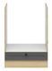 Кухонна тумба для духовки 60 см Junona Line BRW Black Red White DPK/60/82, дуб бернштайн / графіт, артикул K24-DPK/60/82_BBL-DBT/GF, фото 2
