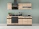 Кухня 220 см Junona Line BRW, кухонный гарнитур 2.2 м Black Red White венге / дуб сонома фото 1 - мебель Кухни BLACK RED WHITE, Киев, Днепр, Львов, Луцк, Хмельницкий