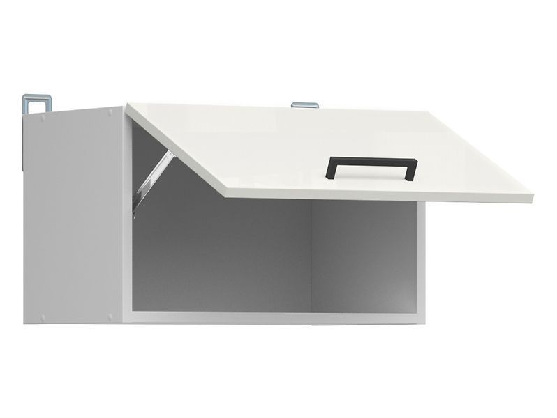 Кухонна шафа навісна 50 см Junona Line BRW Black Red White GO/50/30 білий / білий крейдяний глянець фото - Купити Навісні кухонні шафи BLACK RED WHITE в епіцентрі меблів GerborDesign.com.ua, Київ, Дніпро, Львів, Луцьк, Хмельницький