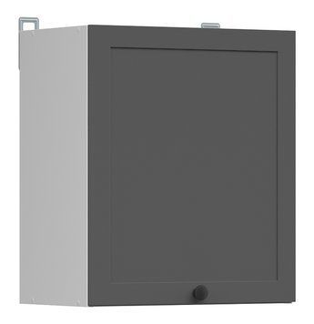 Кухонный шкаф навесной 50 см Junona Line BRW Black Red White G1D/50/57 белый / графит фото - Купить Навесные кухонные шкафы BLACK RED WHITE в эпицентре мебели GerborDesign.com.ua
