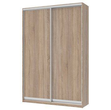 Шкаф-купе Сити Лайт Doros (Дорос) 2 ДСП 150х45х225 см дуб сонома фото - Купить Шкафы-купе DOROS | ДОРОС в эпицентре мебели GerborDesign.com.ua