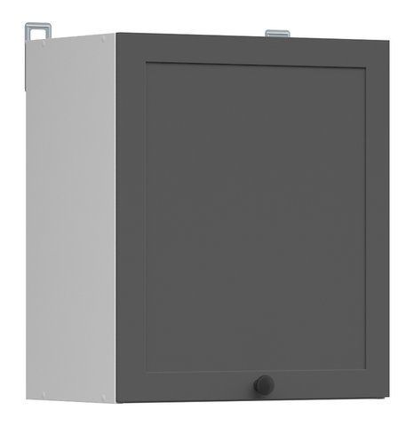 Кухонный шкаф навесной 50 см Junona Line BRW Black Red White G1D/50/57 белый / графит фото - Купить Навесные кухонные шкафы BLACK RED WHITE в эпицентре мебели GerborDesign.com.ua, Киев, Днепр, Львов, Луцк, Хмельницкий