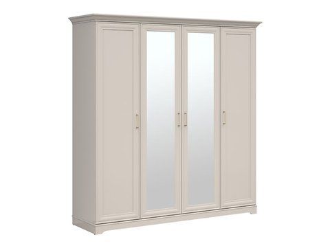 Шафа з дзеркалом Anga BRW SZF2D2M Анга Black Red White кашемір / дуб маувелла фото - Купити Шафи BLACK RED WHITE в епіцентрі меблів GerborDesign.com.ua, Київ, Дніпро, Львів, Луцьк, Хмельницький