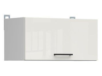 Кухонный шкаф навесной 60 см Junona Line BRW Black Red White GO/60/30 белый меловой глянец фото - Купить Навесные кухонные шкафы BLACK RED WHITE в эпицентре мебели GerborDesign.com.ua