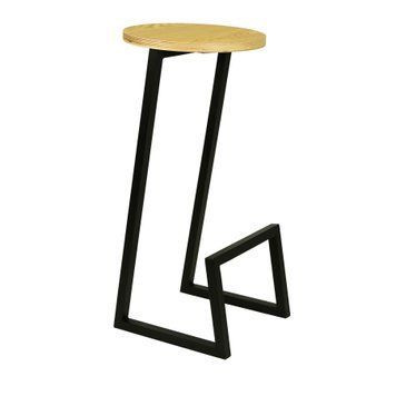 Стул барный №9 черный LOVKO  фото - Купить Барные стулья LOVKO в эпицентре мебели GerborDesign.com.ua