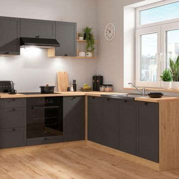 Junona Line BRW - дуб бернштайн &middot; графіт