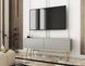 Тумба під телевізор Perfect Home Оро / Oro 2-дверна з золотими ніжками RTV135 сірий фото 1 - меблі Тумби ТВ PERFECT HOME