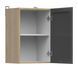 Кухонный шкаф навесной 40 см Junona Line BRW Black Red White G1D/40/57, дуб бернштайн / графіт, артикул K24-G1D/40/57_LP-DBT/GF, фото 4
