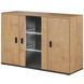 Комод SOHO Cama Meble S7, дуб лефкас / чорний SOHO-CAMA-KOM-S7-DL/CZ фото 1