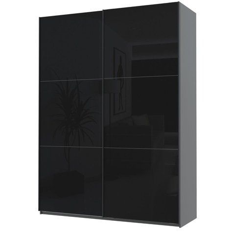 Шкаф-купе G-Кайзер Doros (Дорос) 2 Стекло 180х60х240 графит фото - Купить Шкафы-купе DOROS | ДОРОС в эпицентре мебели GerborDesign.com.ua, Киев, Днепр, Львов, Луцк, Хмельницкий