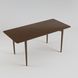 Раскладной стол LOVKO Silva 130+40 x 80 темный орех  фото 4 - мебель Столы LOVKO