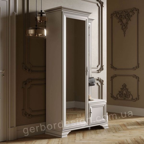 Прихожая Кентуки БРВ (ВМК) Kentuki BRW PPK/110(N)L белый альпийский фото - Купить Прихожие БРВ | ВМК-Украина в эпицентре мебели GerborDesign.com.ua, Киев, Днепр, Львов, Луцк, Хмельницкий