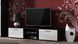 Тумба під телевізор SOHO Cama Meble RTV 180 S3, чорний / білий глянець SOHO-CAMA-RTV-180-CZ/BI