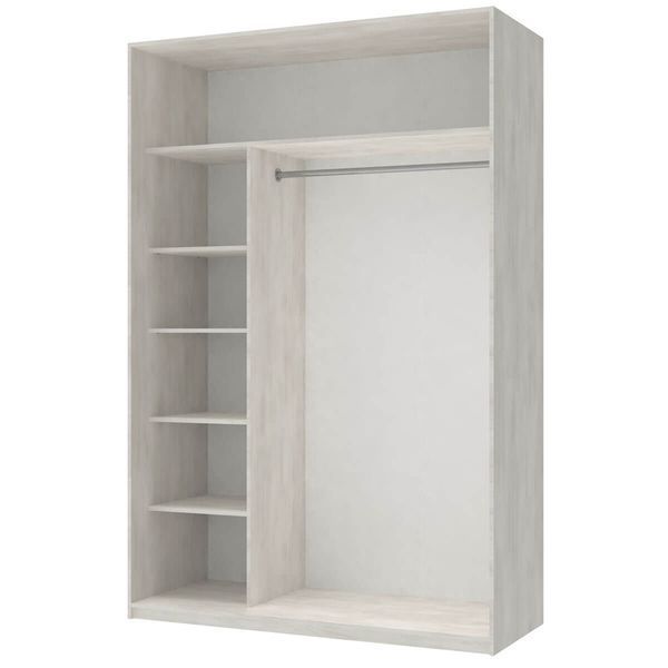 Шкаф-купе Сити Лайт Doros (Дорос) 2 ДСП 150х60х225 см белое дерево фото - Купить Шкафы-купе DOROS | ДОРОС в эпицентре мебели GerborDesign.com.ua